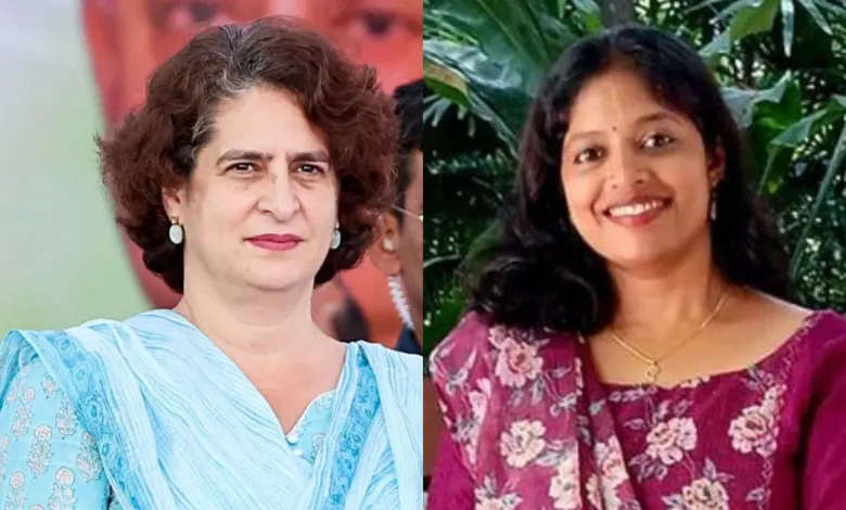 പ്രിയങ്കാ ഗാന്ധിക്കെതിരെ പരാതിയുമായി വയനാട്ടിലെ ബി ജെ പി സ്ഥാനാര്ഥി