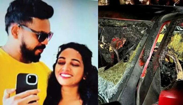 കോഴിക്കോട് കാർ കത്തിയുണ്ടായ അപകടം; പൊള്ളലേറ്റ് ചികിത്സയിലായിരുന്ന ഭർത്താവും മരിച്ചു: ദുരൂഹത തുടരുന്നു